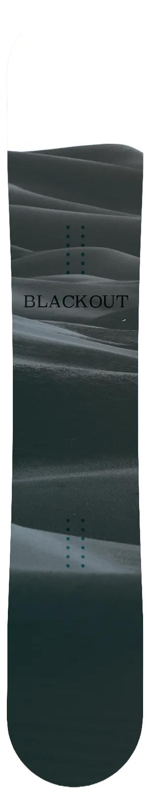 BREIENDスノーボードのBLACKOUTのトップシートの写真