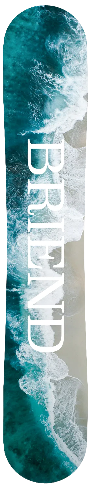 BRIENDスノーボードのSTEEP JAWSのソールの写真